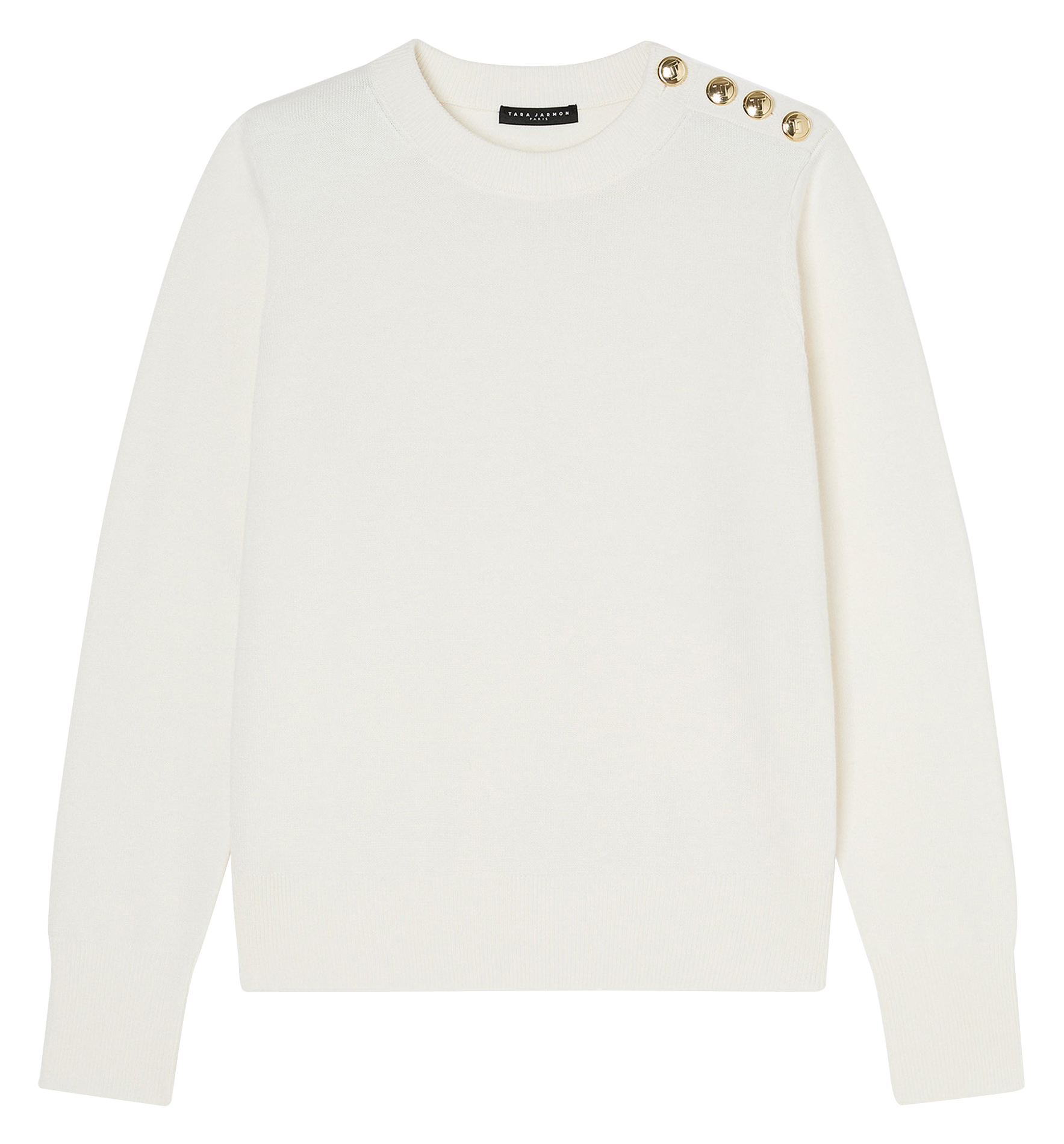 PRUNETTE - Pull droit en maille | Beige