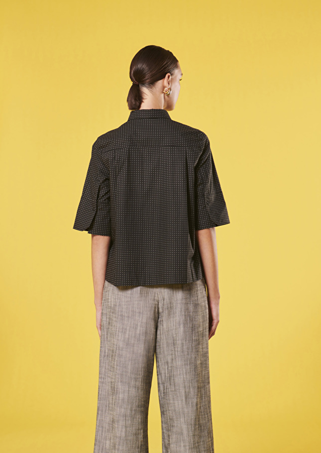 Chemise Camillenoire à pois