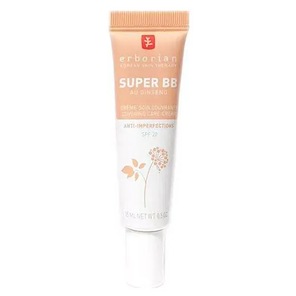 Erborian Super BB Crème-Soin Couvrante Anti-Imperfections SPF20 Clair 15ml