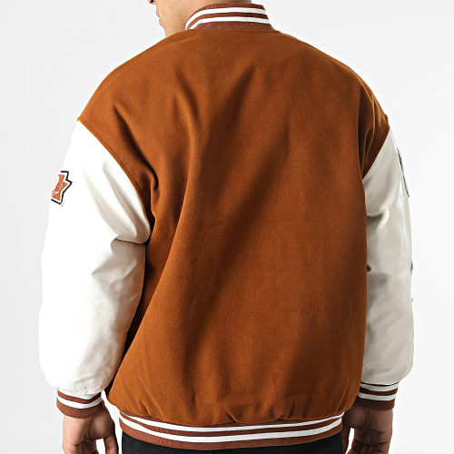 Veste Teddy MK21006 Camel Blanc