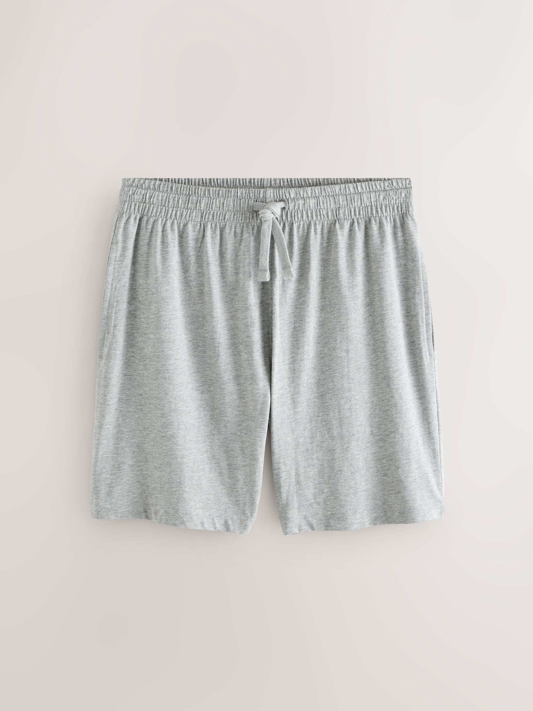Lila/grijs gemêleerd - Jersey pyjama met korte mouwen