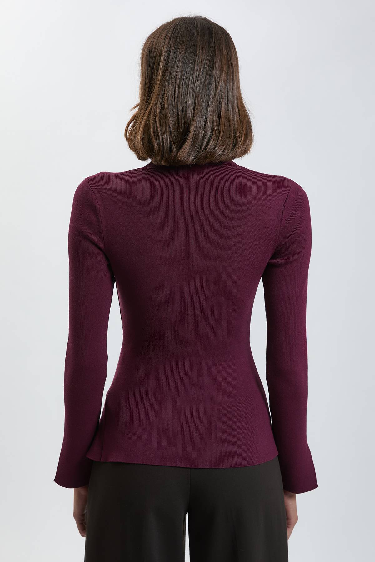 KarenMillen Synthétiquell En Maille Viscose À Fermeture Asymétrique