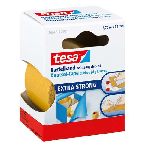 tesa® Bastelband EXTRA STRONG doppelseitiges Klebeband