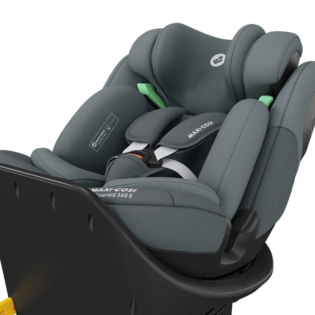 Groeit met het kind mee, is veilig en comfortabelEmerald 360 S Tonal Graphite