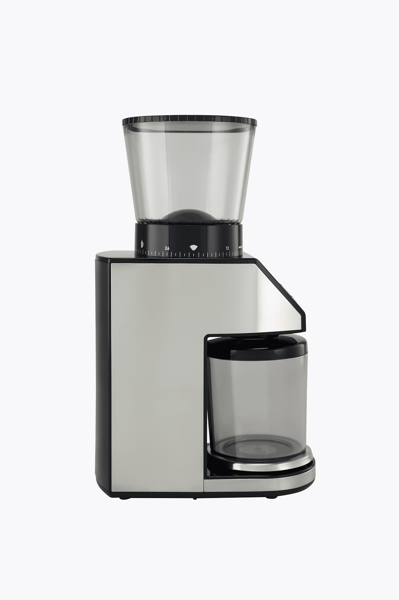 Melitta® Calibra Elektrische Kaffeemühle 1027-01 schwarz-Edelstahl