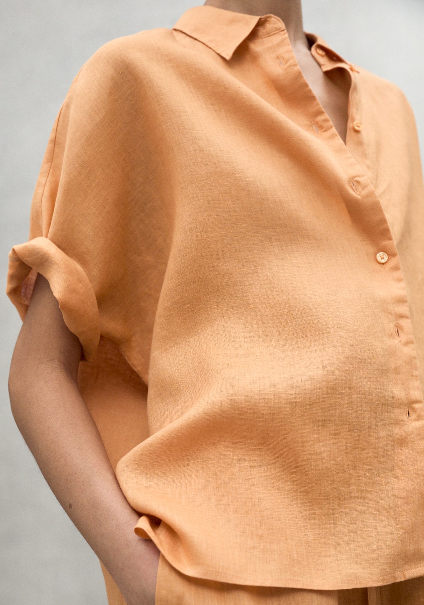 Ecoalf Hemdbluse Melania Shirt Bright Sunset
