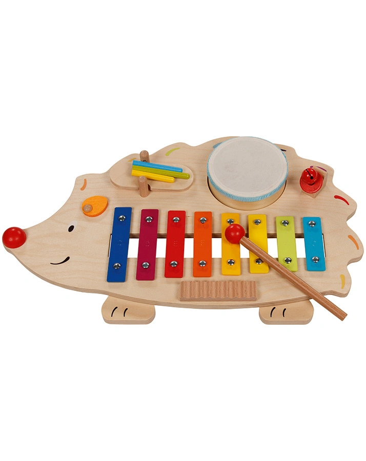 Musikstation IGEL mit Notenheft in bunt