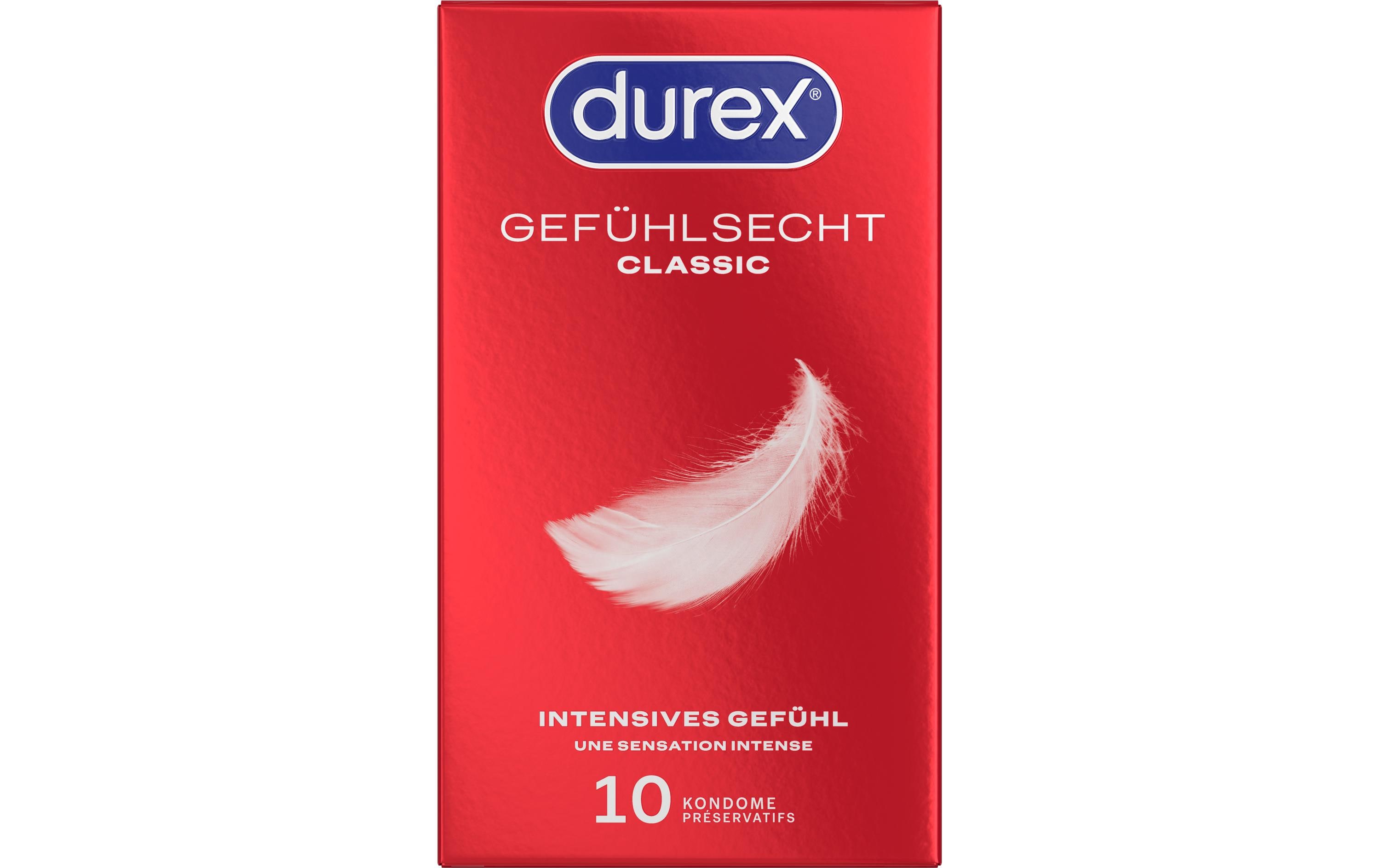 Kondome Gefühlsecht Classic 10 StückHauchzarte Präservative