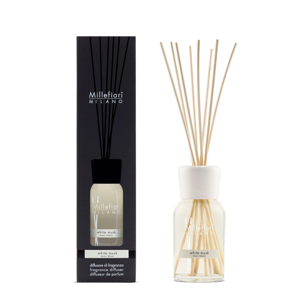 Millefiori Milano Geurstokjes White Musk 250 ml