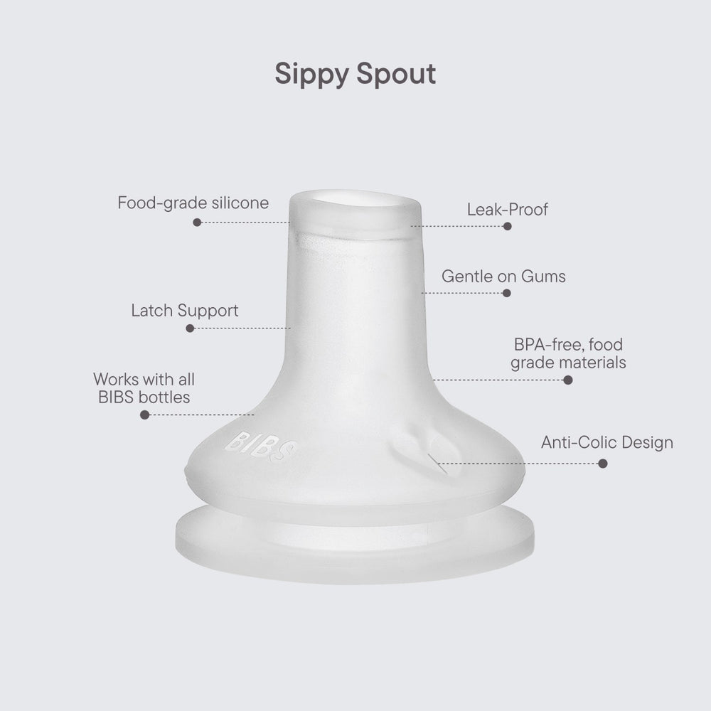 Køb Bibs Baby Flaske Spout Silikone 2-Pak