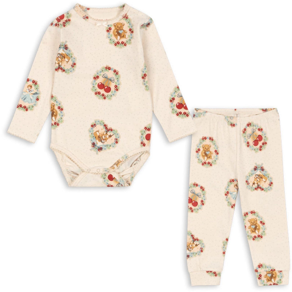 Køb Konges Sløjd Basic Body/Pants Sæt Deer Diary GOTS