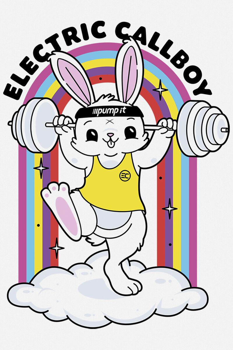Pump It Bunny | Electric Callboy T-Shirt Manches courtes