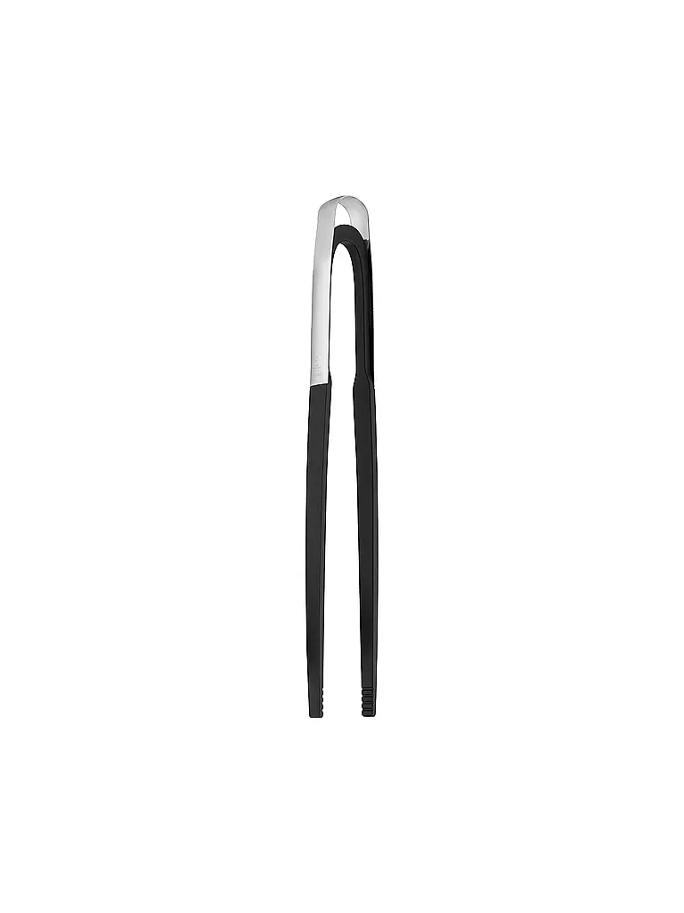 ALESSI Küchenzange DOMENICA 32cm Schwarz/Edelstahl  schwarz