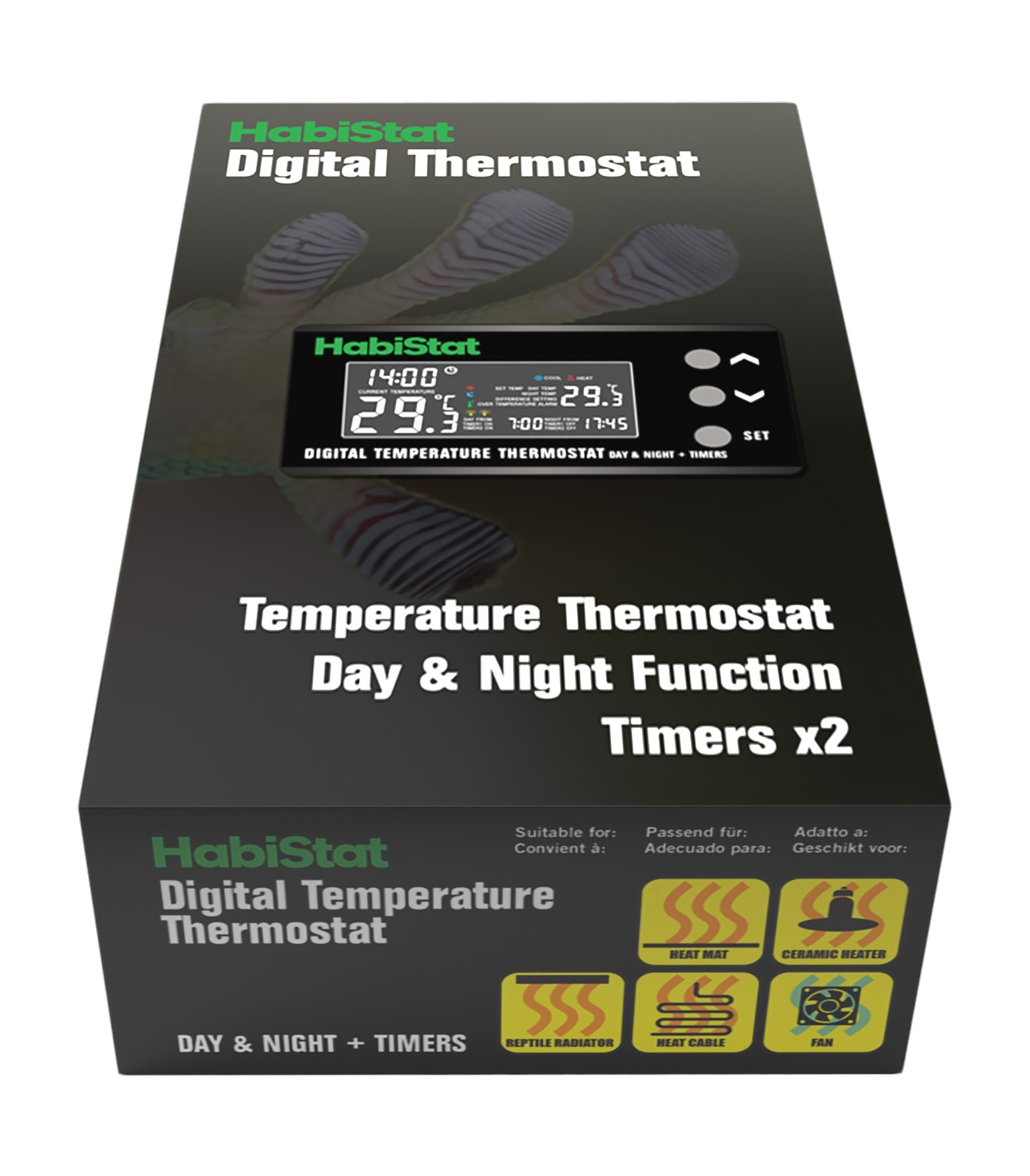 Habistat Digitale Terrarium Thermostaat Dag en Nacht