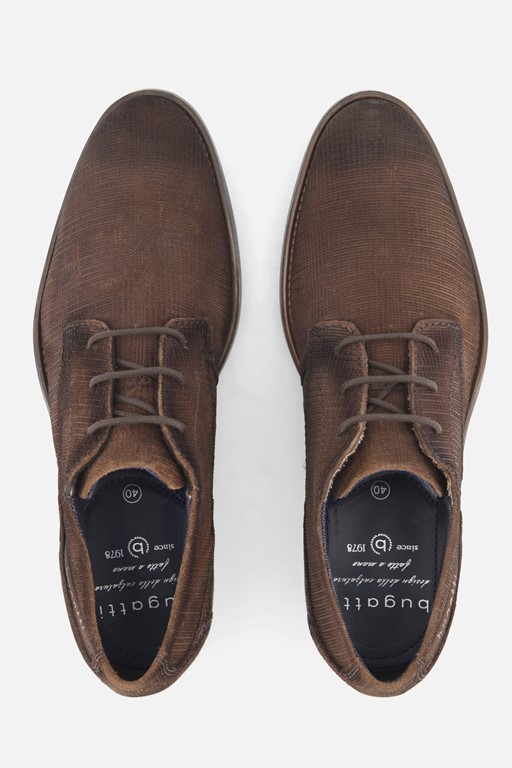 Bugatti Licio Eco Veterschoenen bruin Textiel