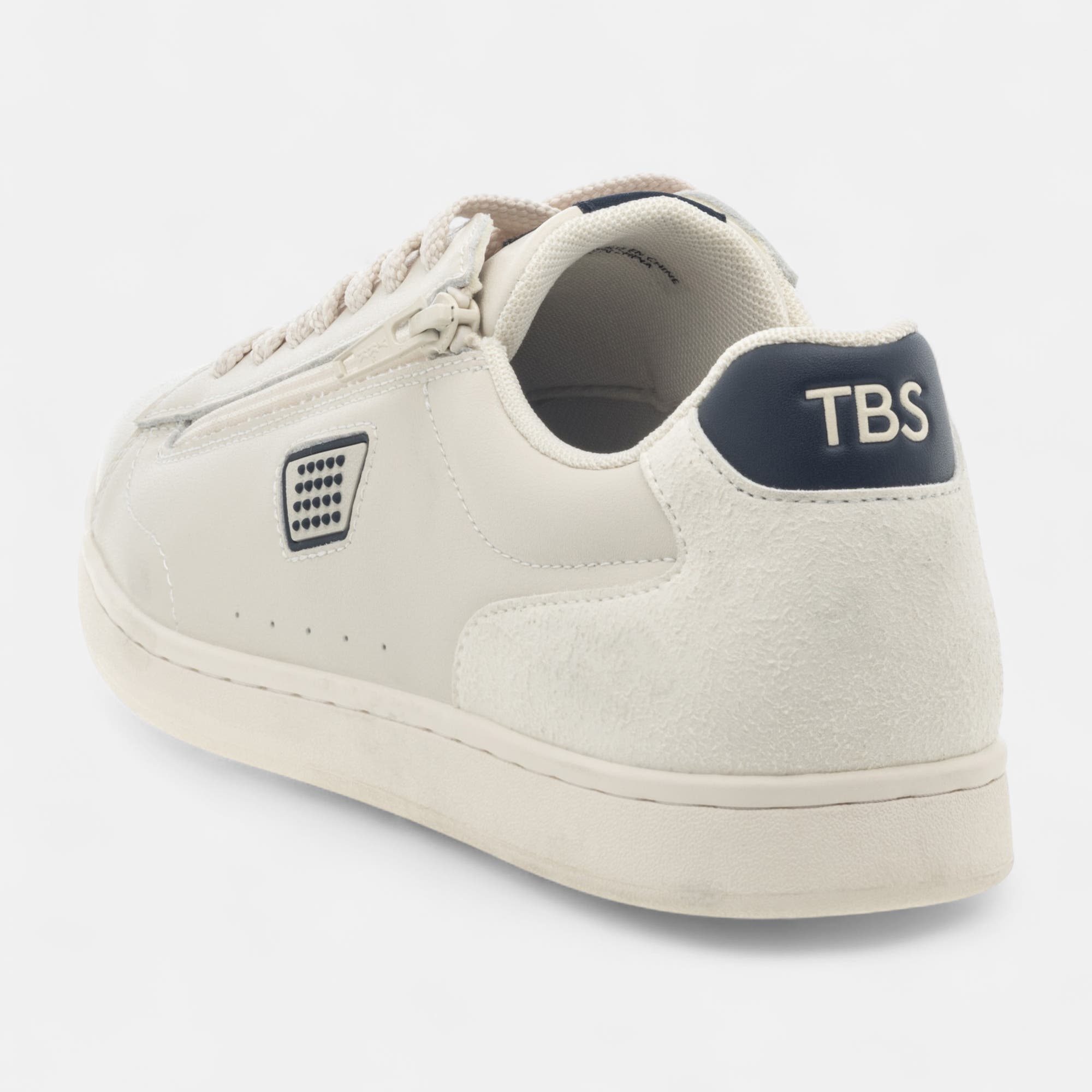 Baskets basses Homme en cuir ecru