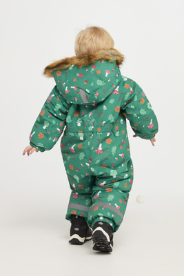 Nordbjørn Vindö Babydress, Mushroom Kaboom Green