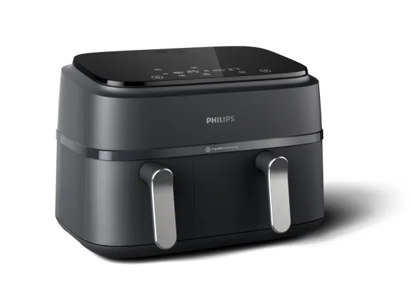 Philips Series 3000 NA351 - Varmluftsrister - 9 liter - 2.75 kW - sort/ sølv