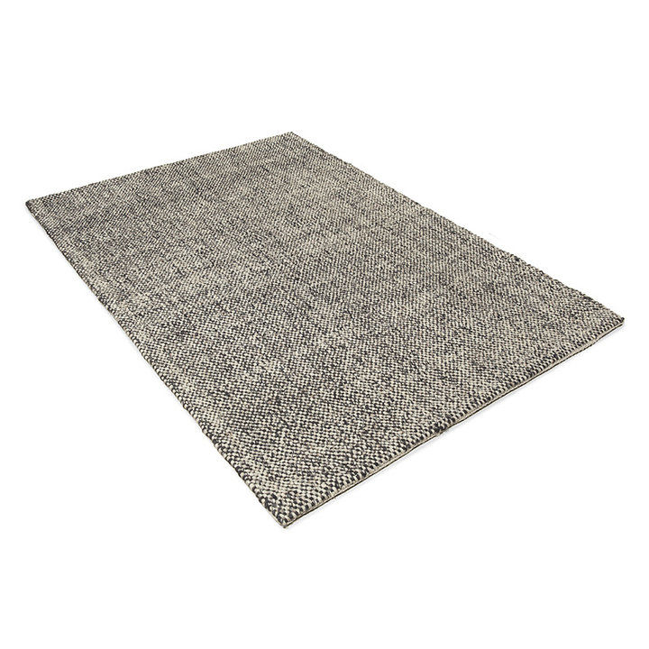 Wollen vloerkleed - Lorraine Donkerbruin/Creme | Warm