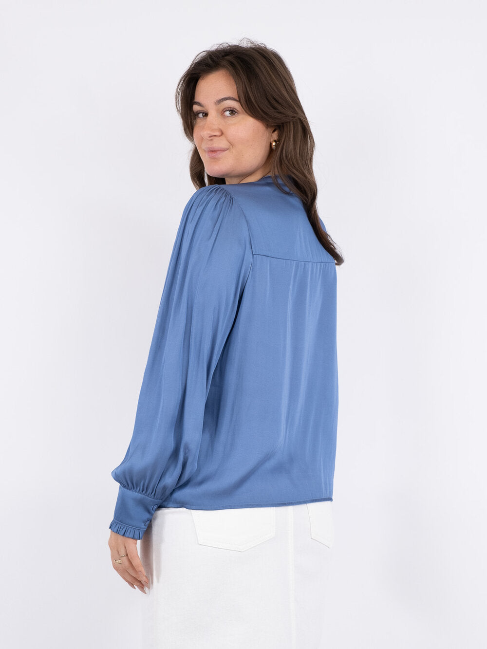 Neo Noir  Zola bluse - blå