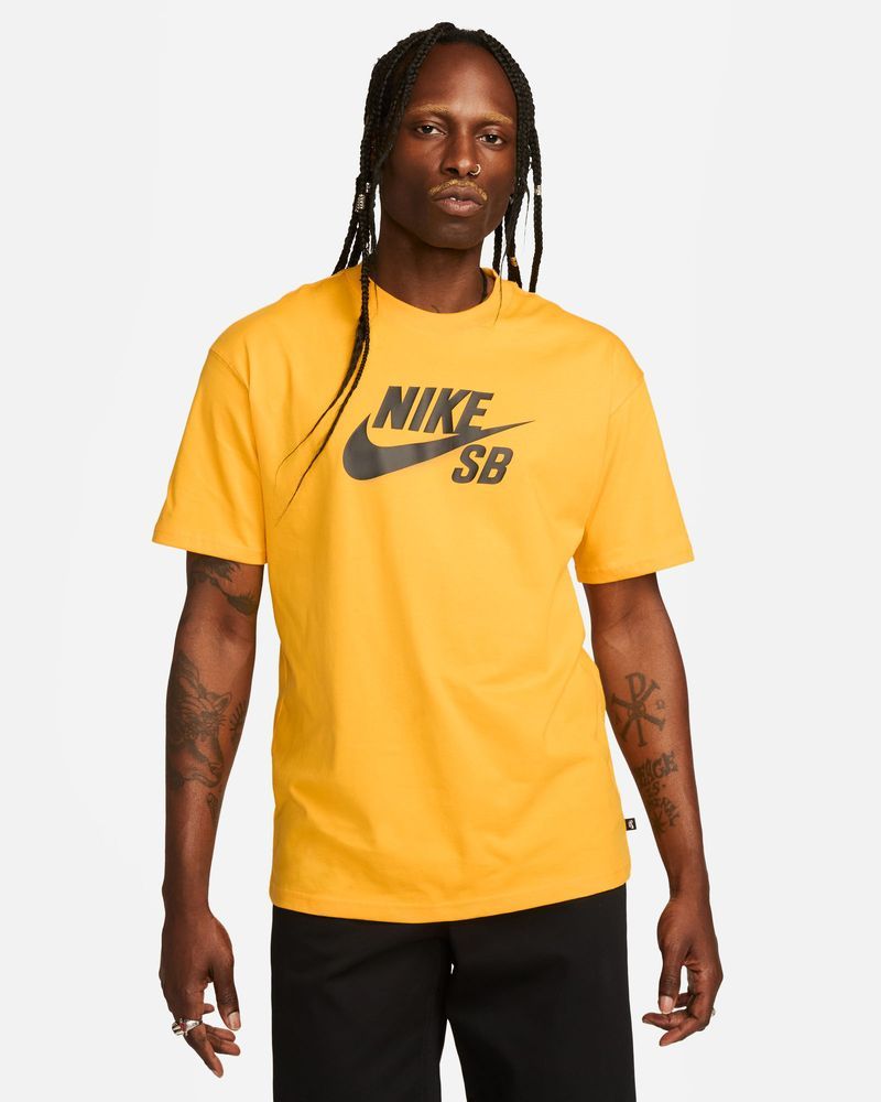T-shirt Nike SB Jaune & Noir pour homme