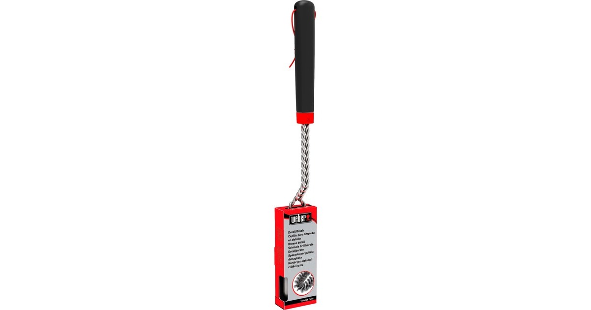 WeberReinigingsborstel grillreinigingsborstel  (Zwart/rood, 45 cm)