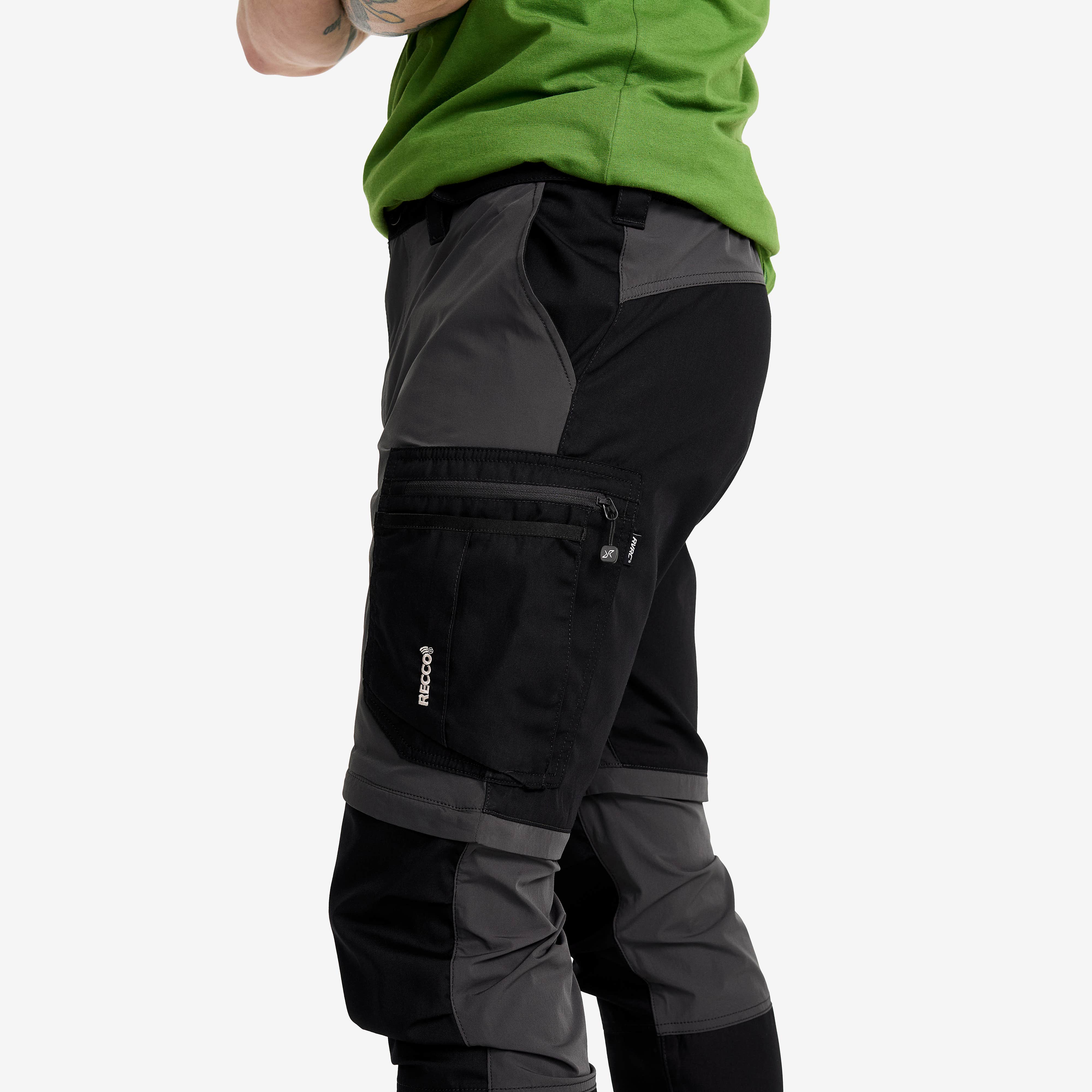 Rambler Lightweight Zip-off Pants Herre Anthracite/Black