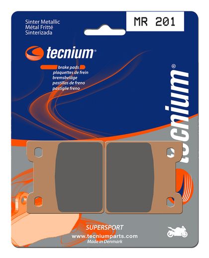 Plaquettes de freins Tecnium Performance métal fritté - MR201