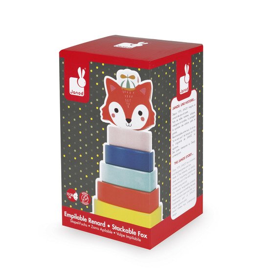 Empilable Renard - Baby Forest   Multicolore        de               Janod