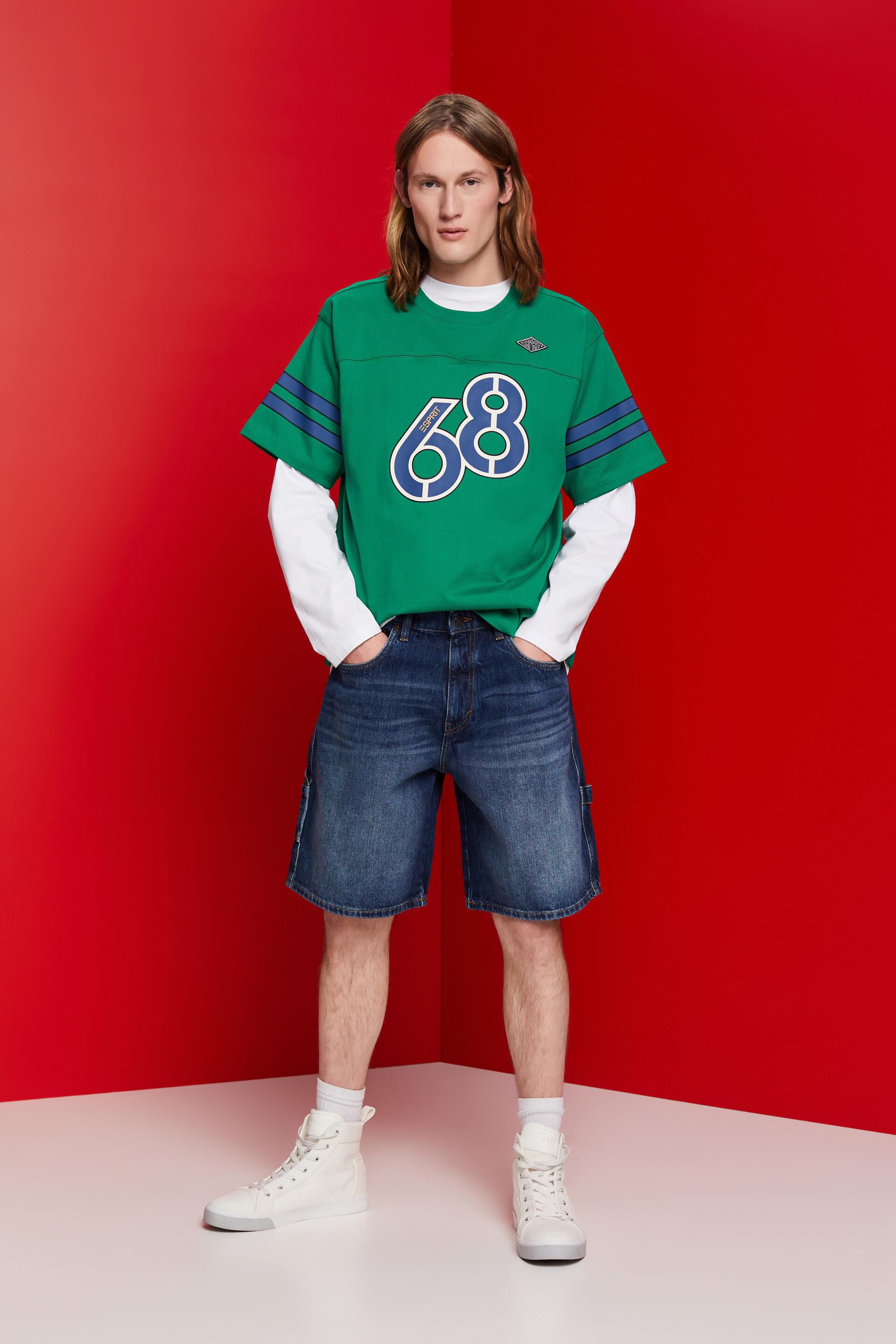 Short en jean de coupe Relaxed Fit