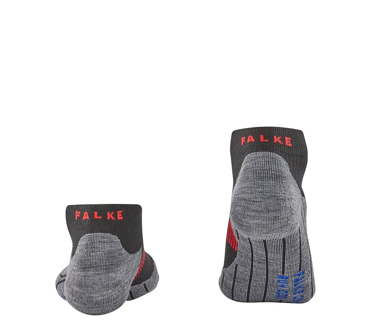 Falke RU4 Endurance Cool Short Hardloopsokken Zwart/Grijs Dames