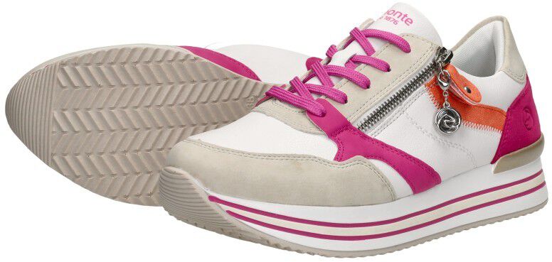 Remonte Veterschoenen Laag wit