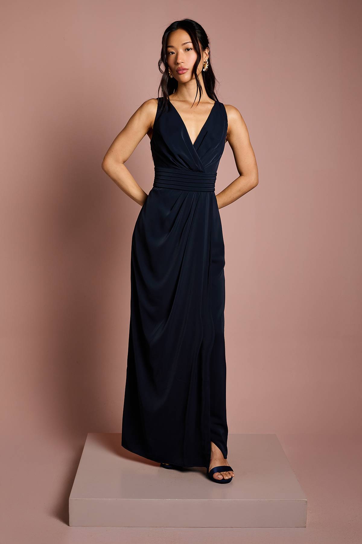 Coast Robe de Demoiselle d'Honneur Sans Manches à Col V
