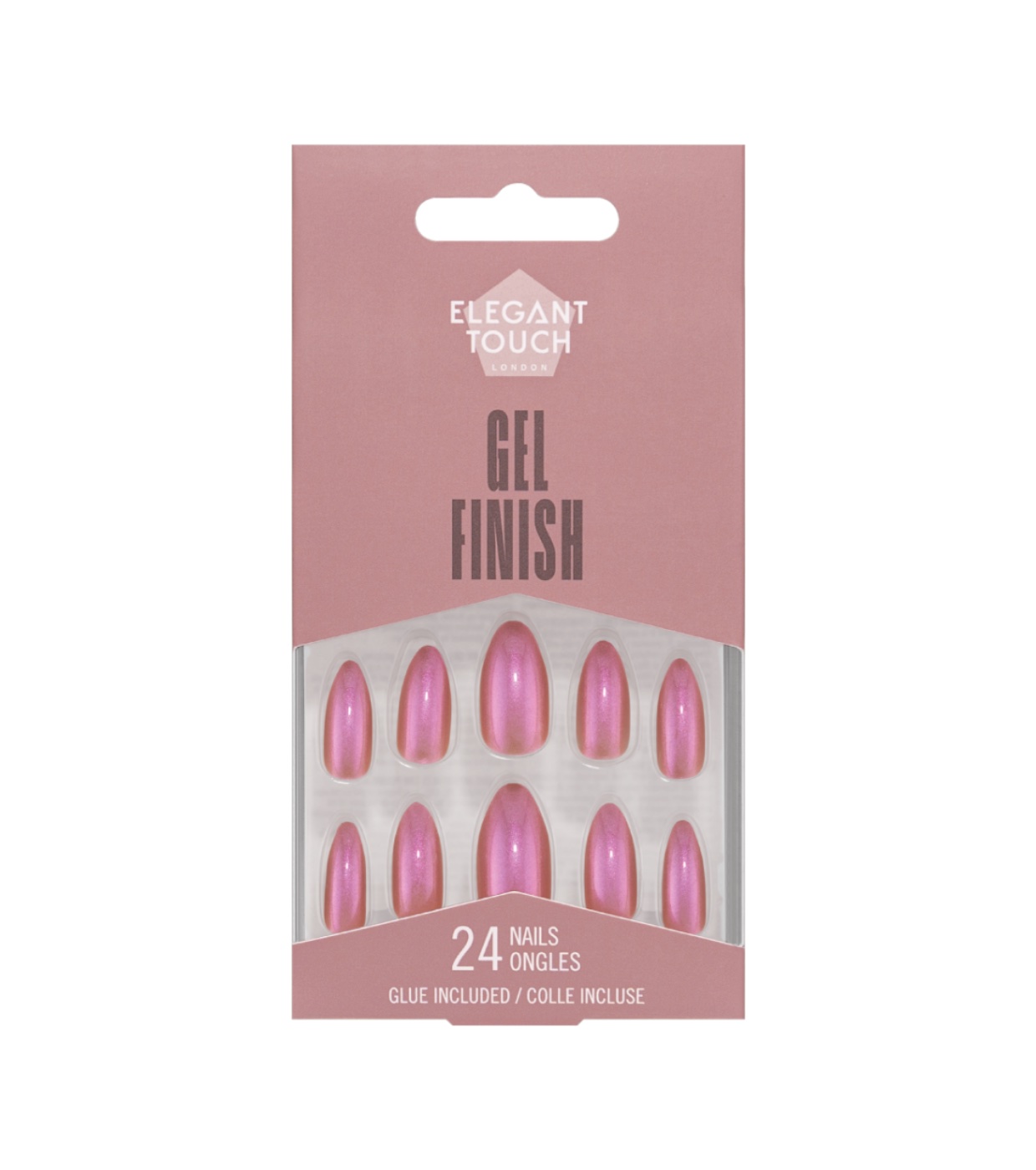 Elegant Touch - Unhas postiças Gel Finish - Chocolate Glaze