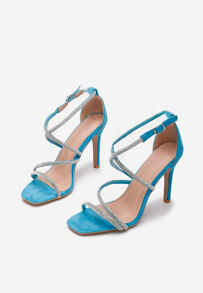 Sandales élégantes femme bleus Aleena