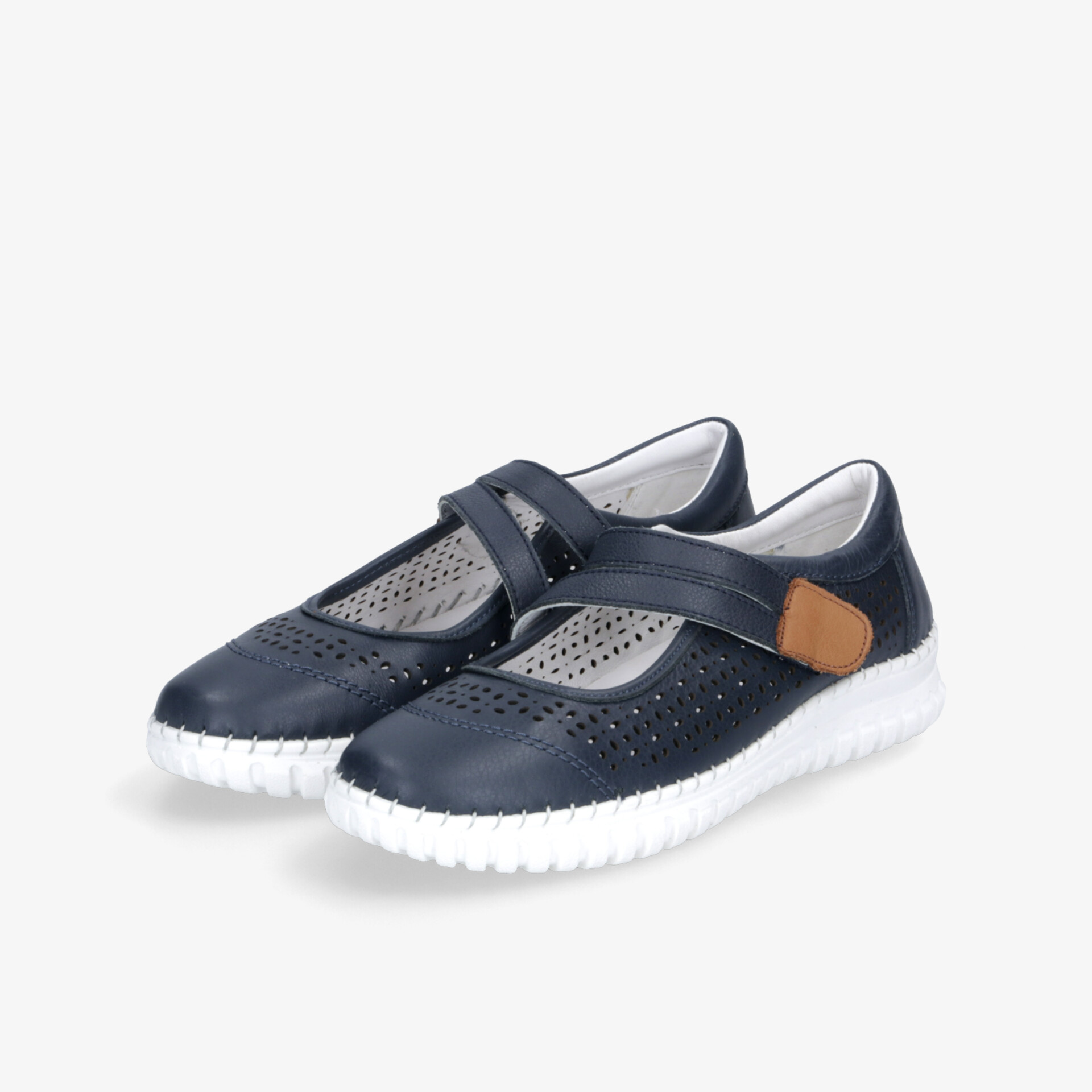 COMFINO Damen Halbschuhe blau