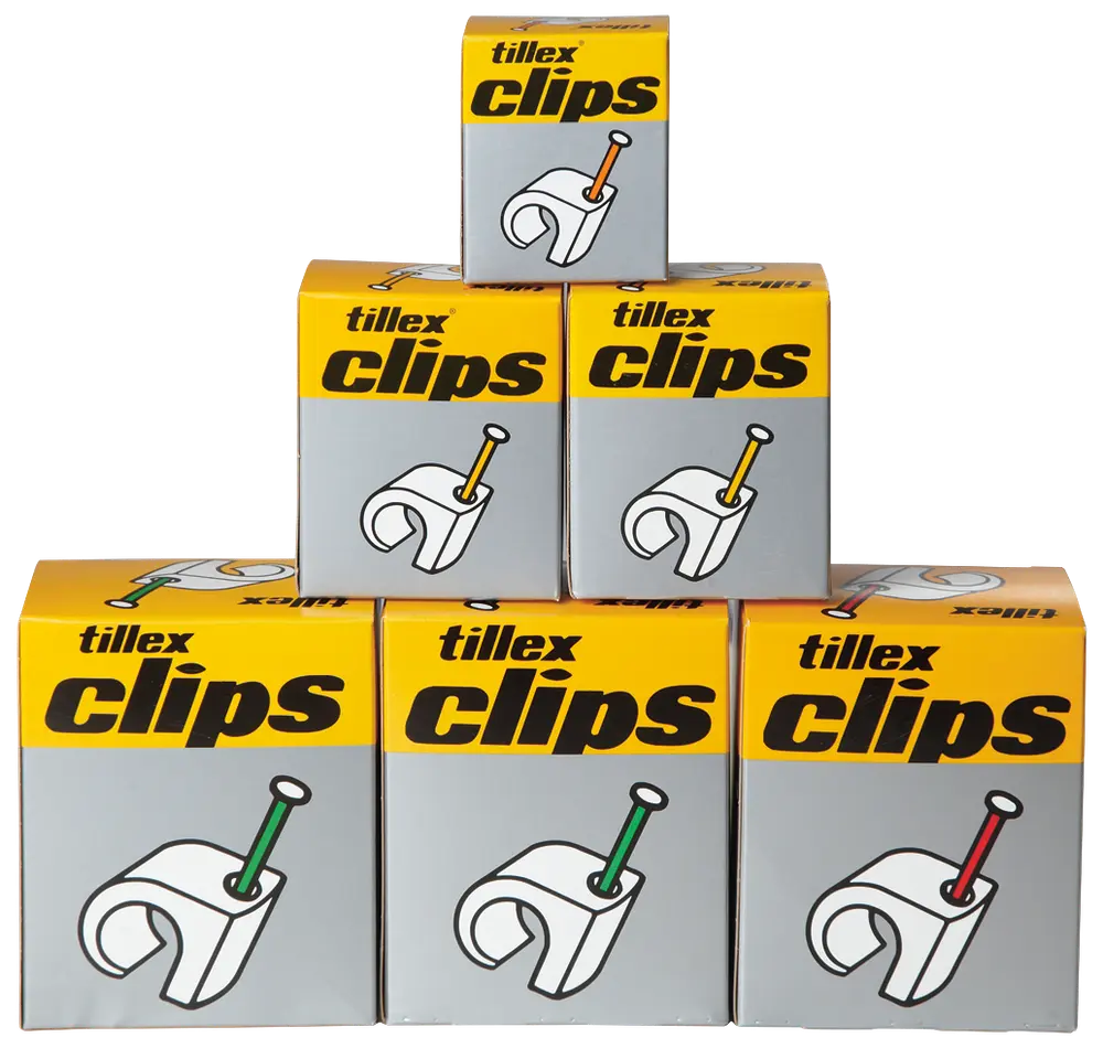 Tillex Clips 3-5 mm - klar