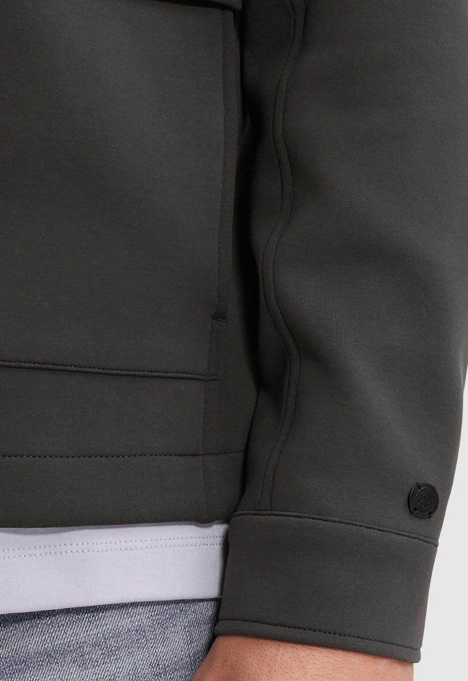 Cast Iron Interlock Zip Jacket