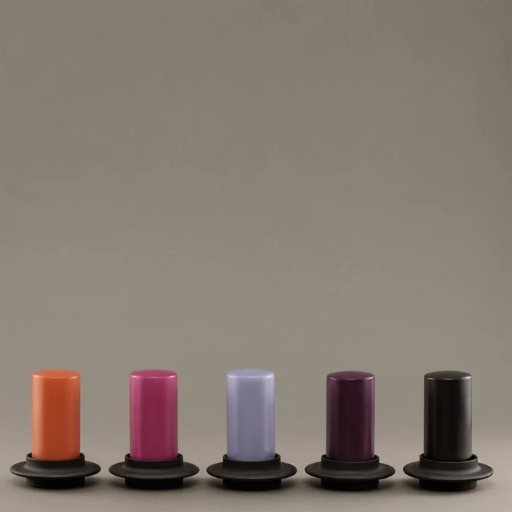 Normann Copenhagen - Heima Blockkerzenhalter, schwarz