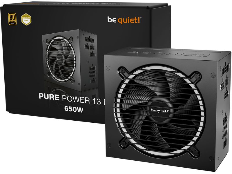 be quiet! Netzteil Pure Power 13 M 650 W Vollmodulares ATX-Netzteil mit 650 W