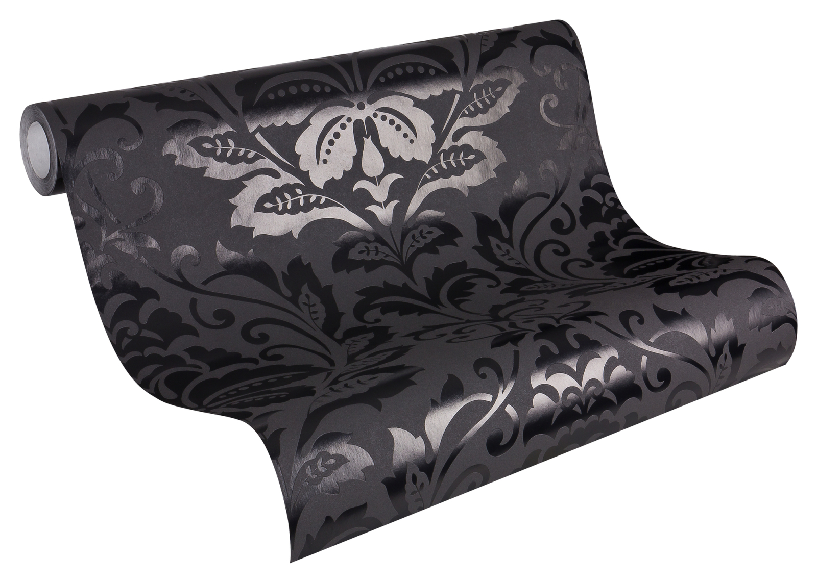 A.S. Creation Vliestapete - schwarz - Barock - 10 Meter