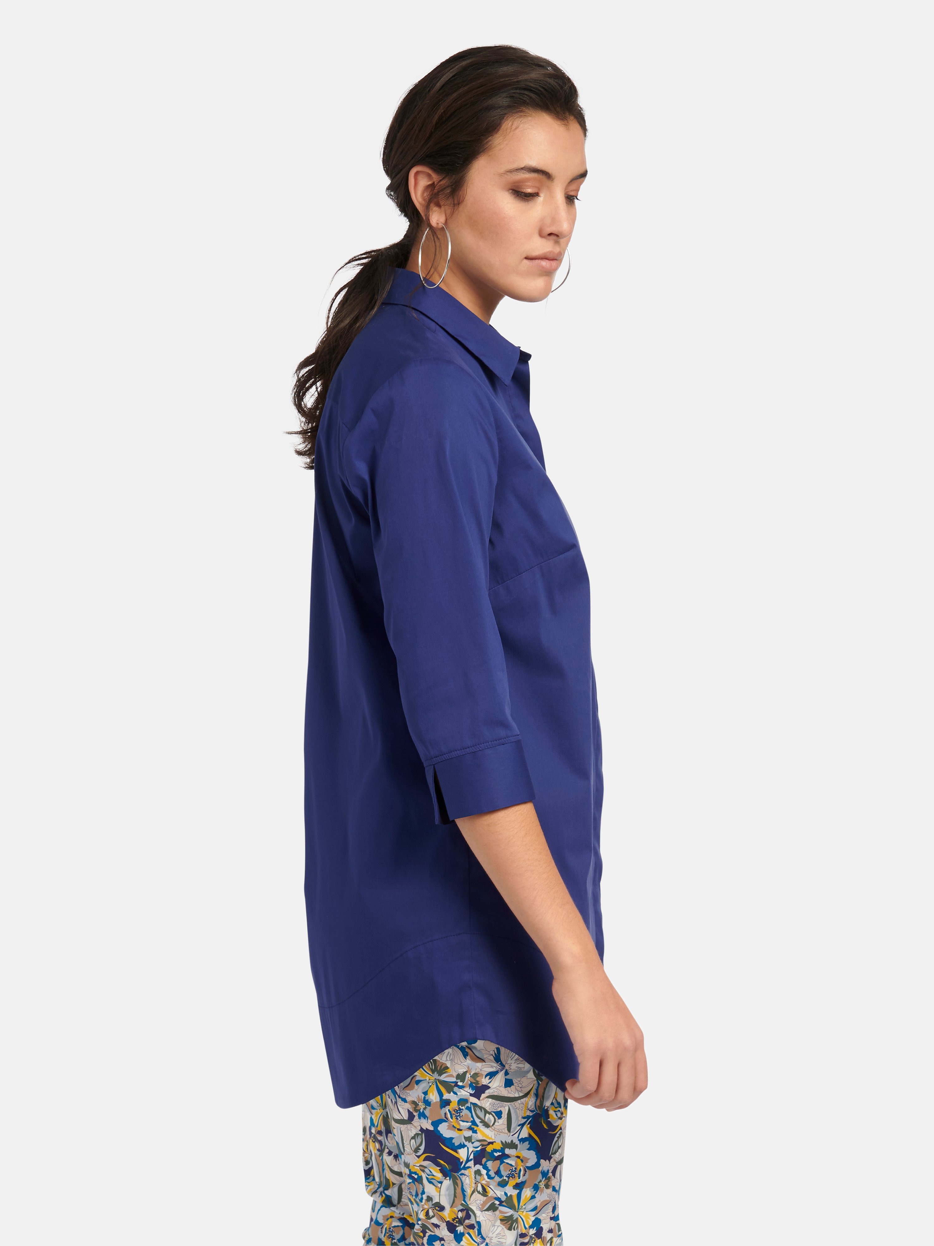 Longbluse mit 3/4-Arm