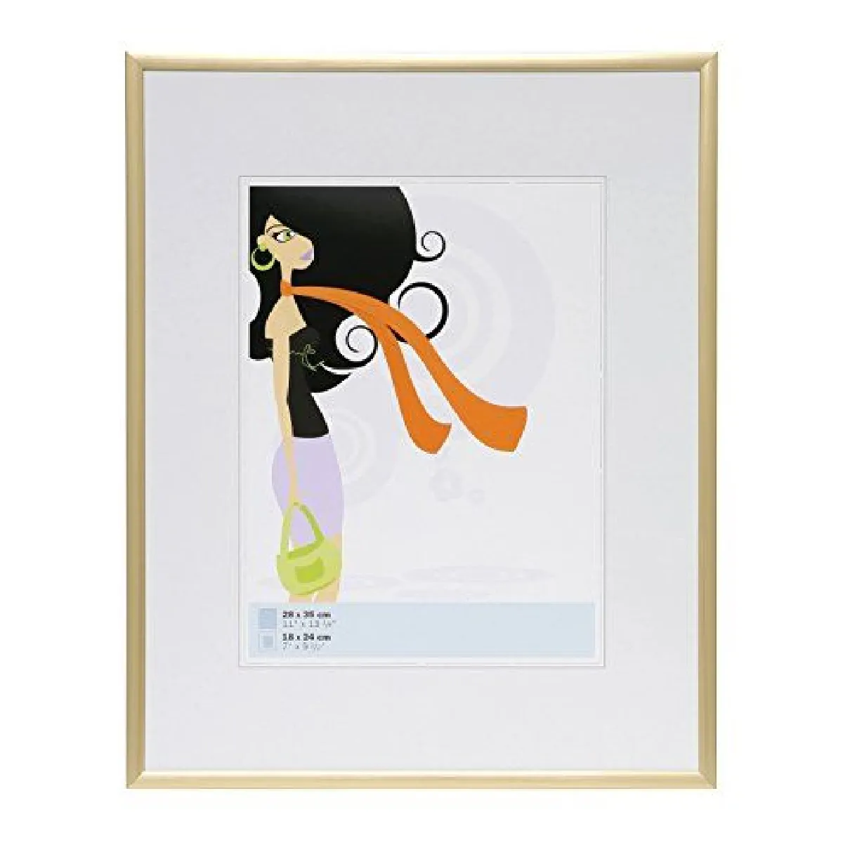 Deknudt S011A4 Cadre Doré Plastique 30x45 cm