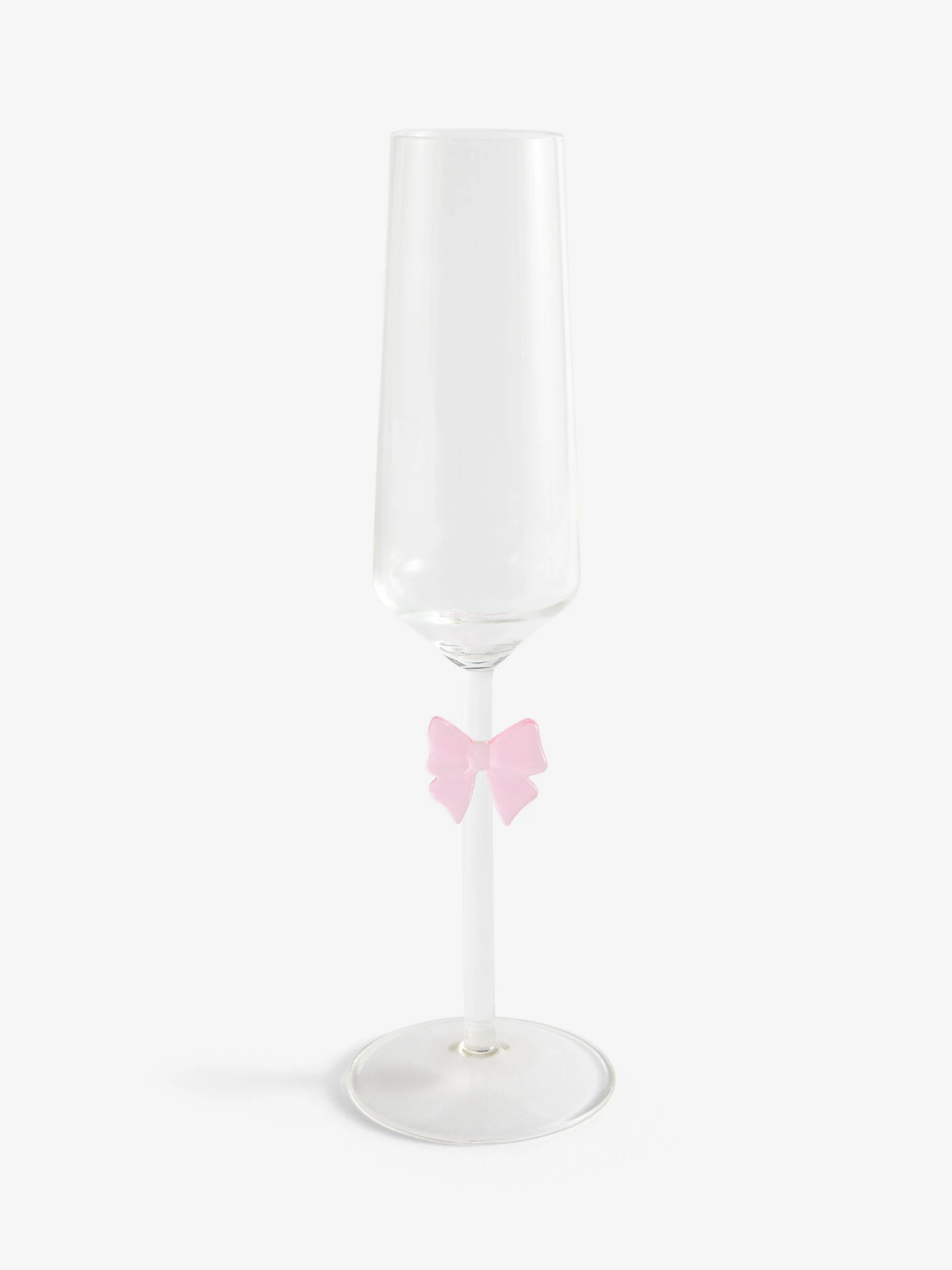 Set of 2 Bow Stem Champagne Flutes