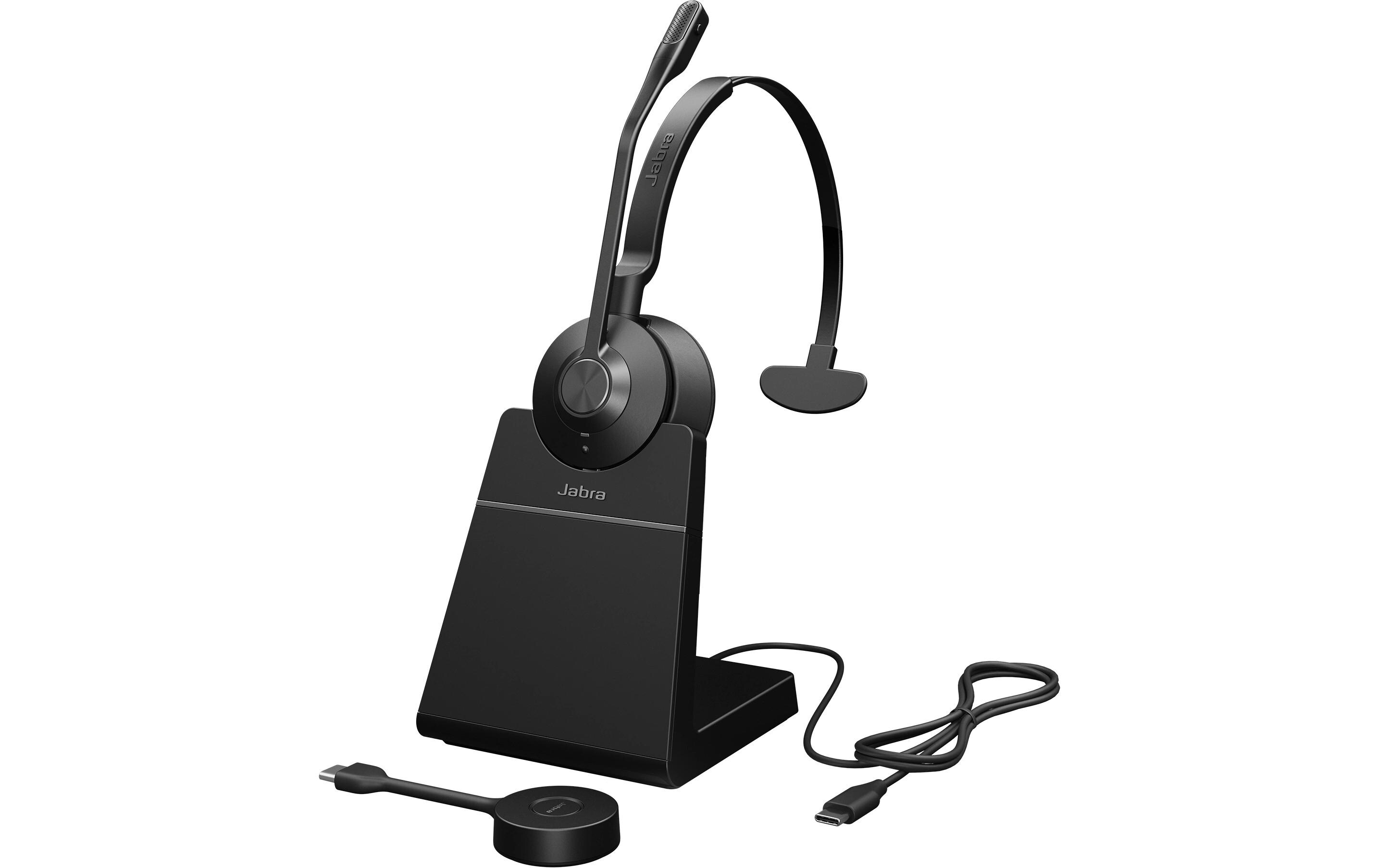 Headset Engage 55 SE UC Mono USB-C, inkl. Ladestation<br>Professionell klingende Anrufe. Ganz gleich, wo Sie arbeiten
