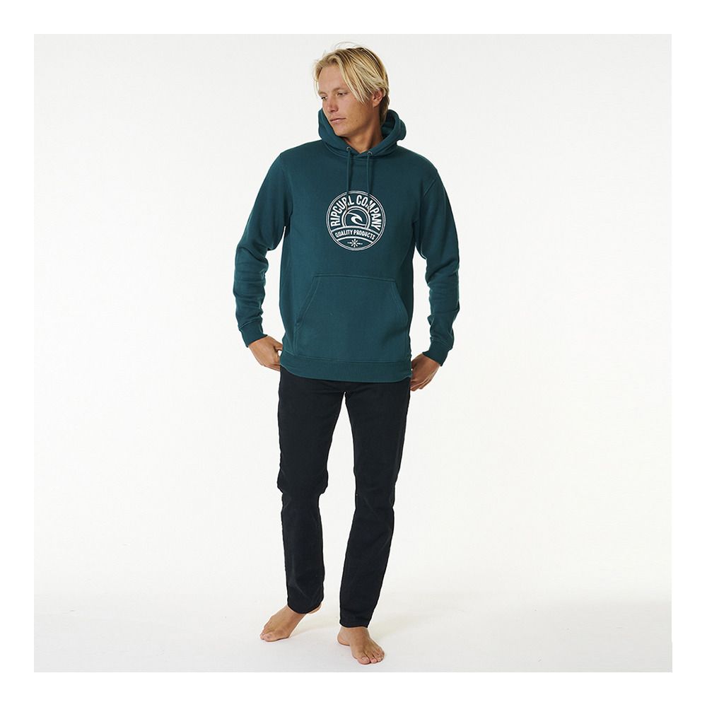 Rip Curl STAPLER - Sweat Homme blue green