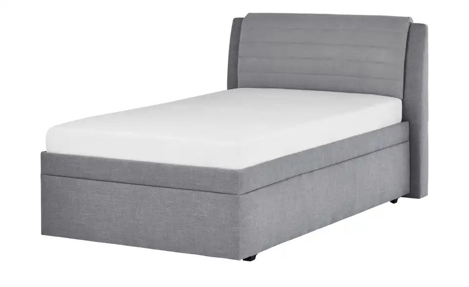 Polsterbettgestell York Grau 140 cm