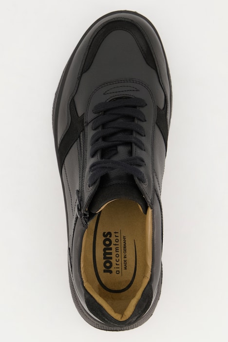 Halbschuh, Jomos, mit Reißverschluss, extra weit, echtes Leder, bis Gr. 50