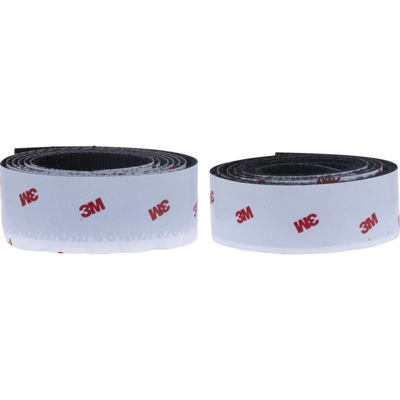 3M  Sj3526/ SJ3527 Hook & Loop klittenband Zwart 25mmx1.25m
