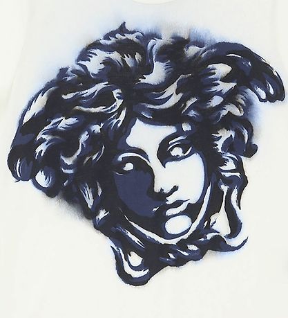 Versace T-shirt - Medusa - Hvid/Bl?